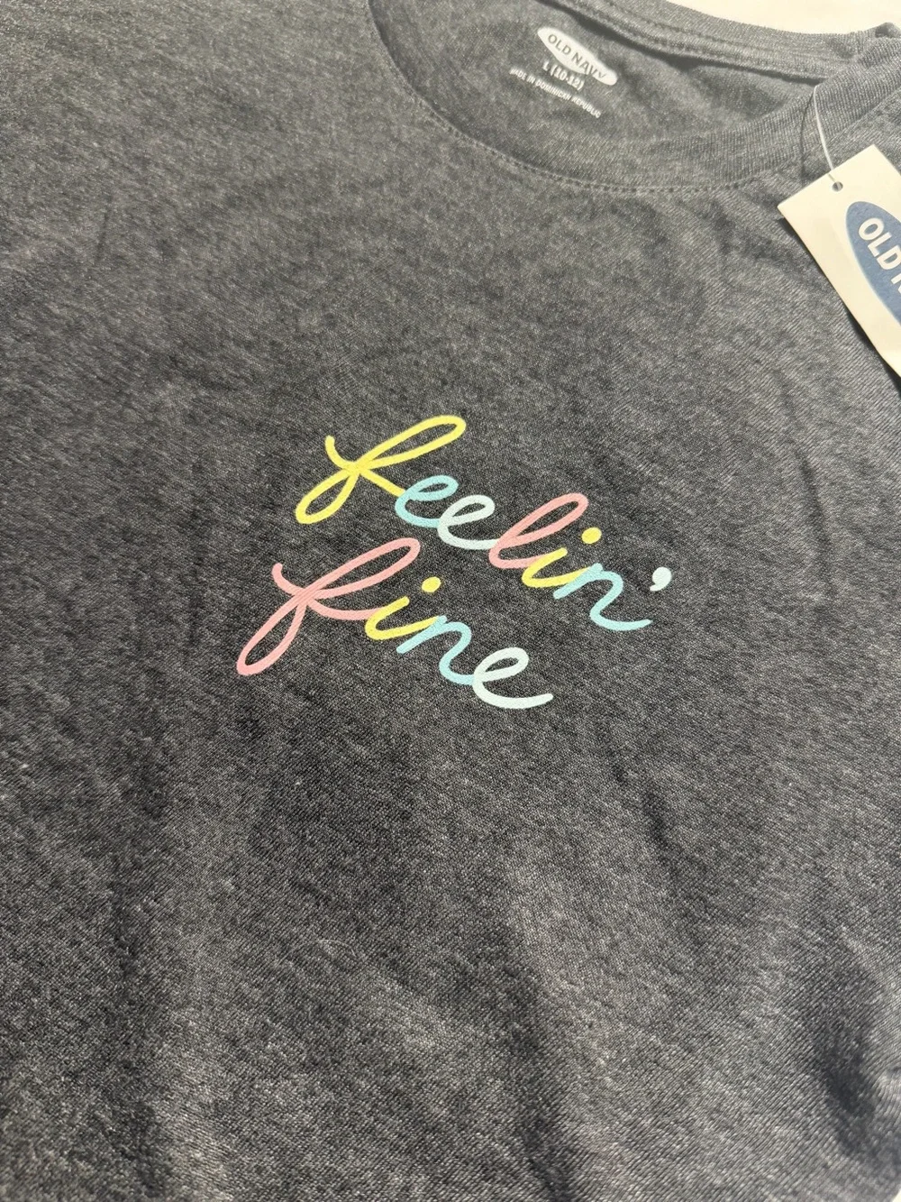 NWT Old Navy Girls Graphic T-Shirt 2p Bundle Size Large (10-12) Short Sleeve Tee